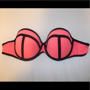 Neon Pink Bikini top size small